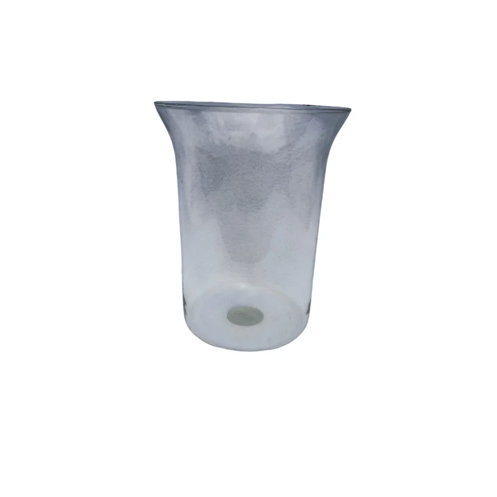 Colonial Candle Glass Hurricane Vase N6058 Clear Flared‎ Candle Holder