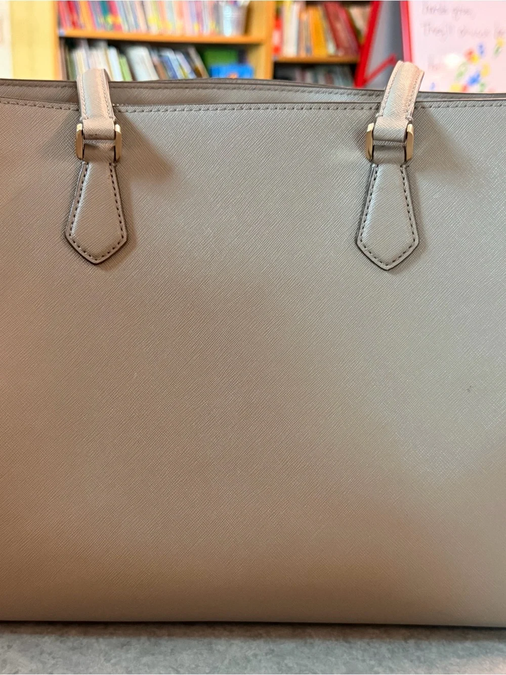 Tory Burch structured saffiano