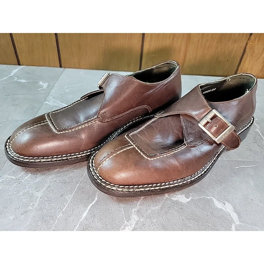 Donald J Pliner Kenzie Monk Strap Buckle Mens Size 8‎ M I20