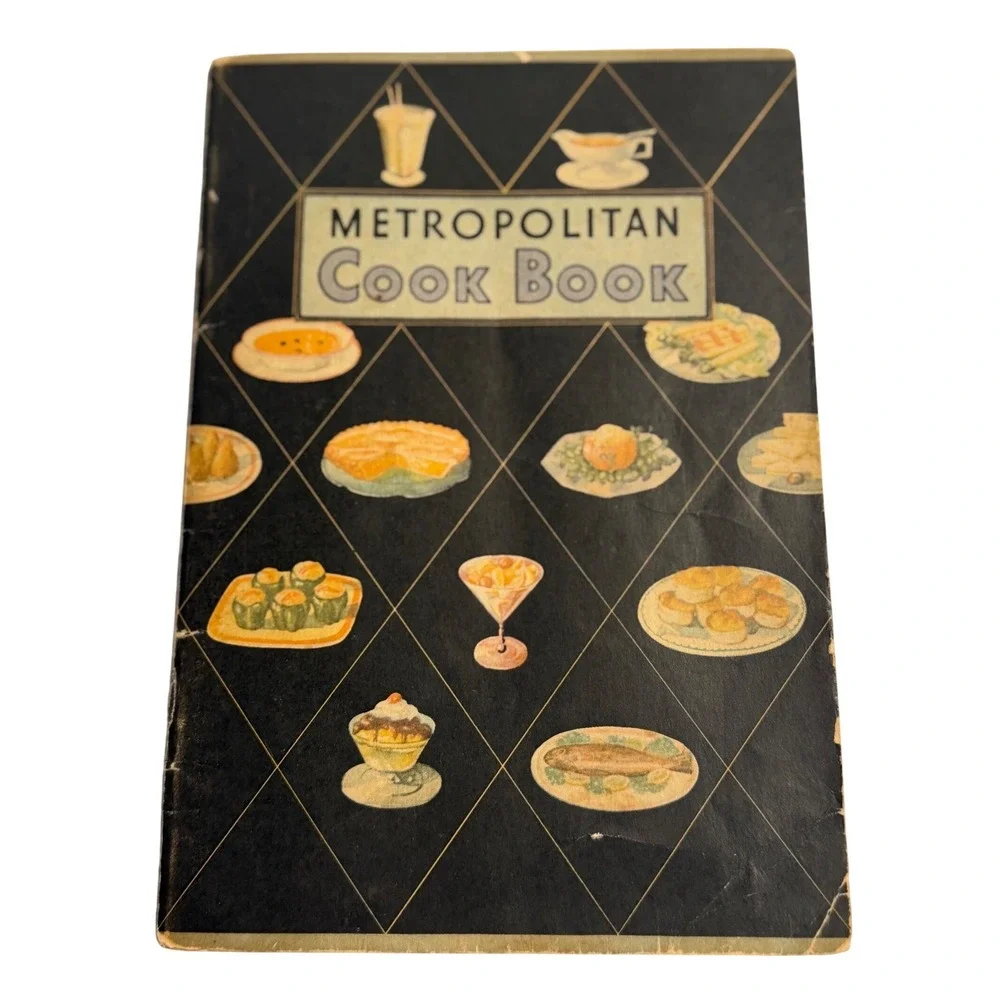 VTG‎ Metropolitan Life Insurance Metropolitan Cook Book Black Booklet Ephemera