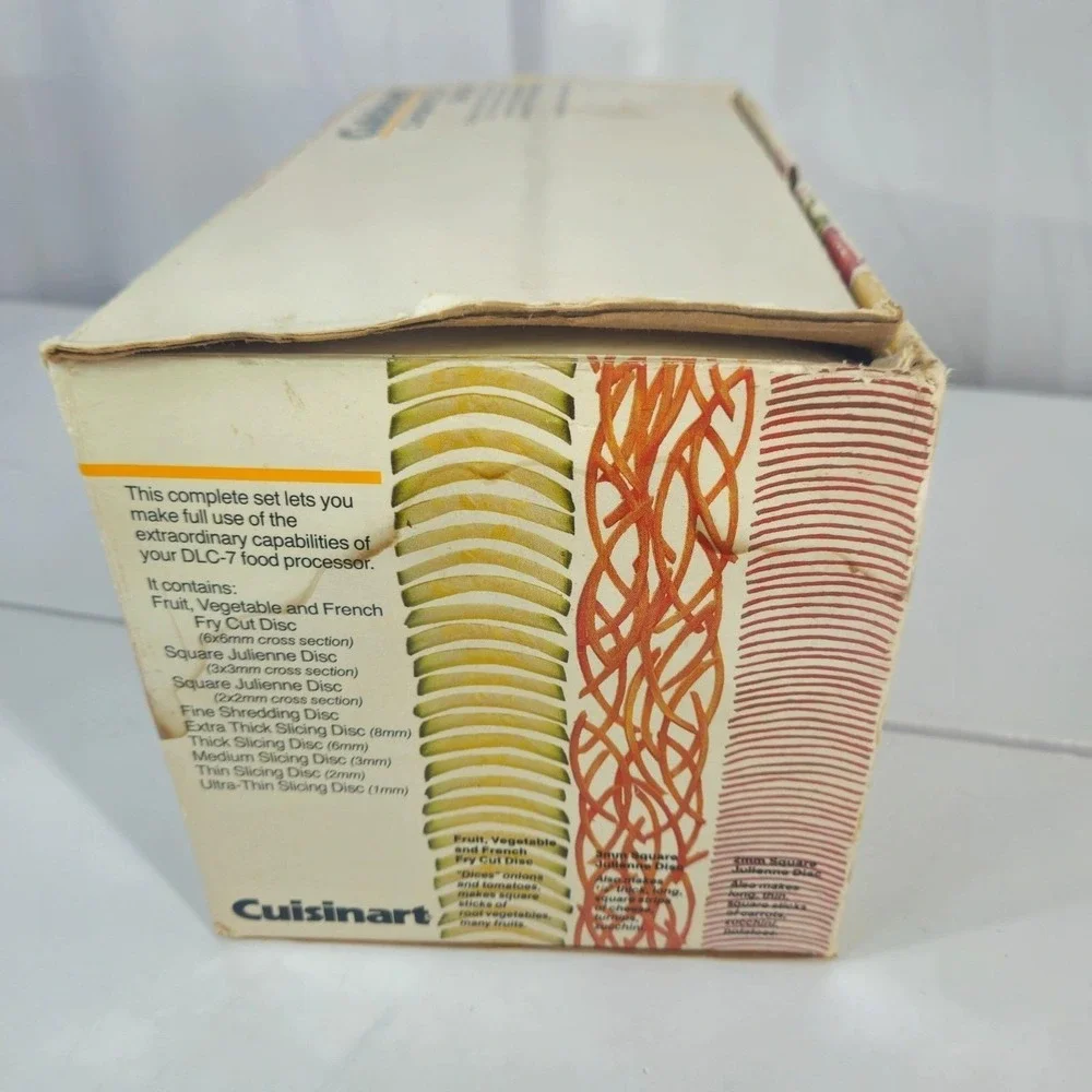 Cuisinart DLC-7 Complete‎ Set Of 9 Discs Made in Japan