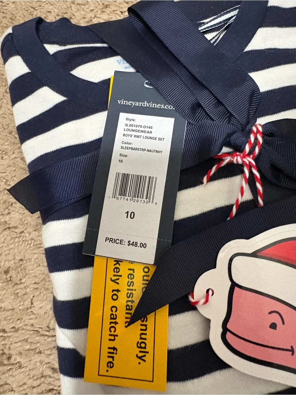 Vineyard Vines cozy striped