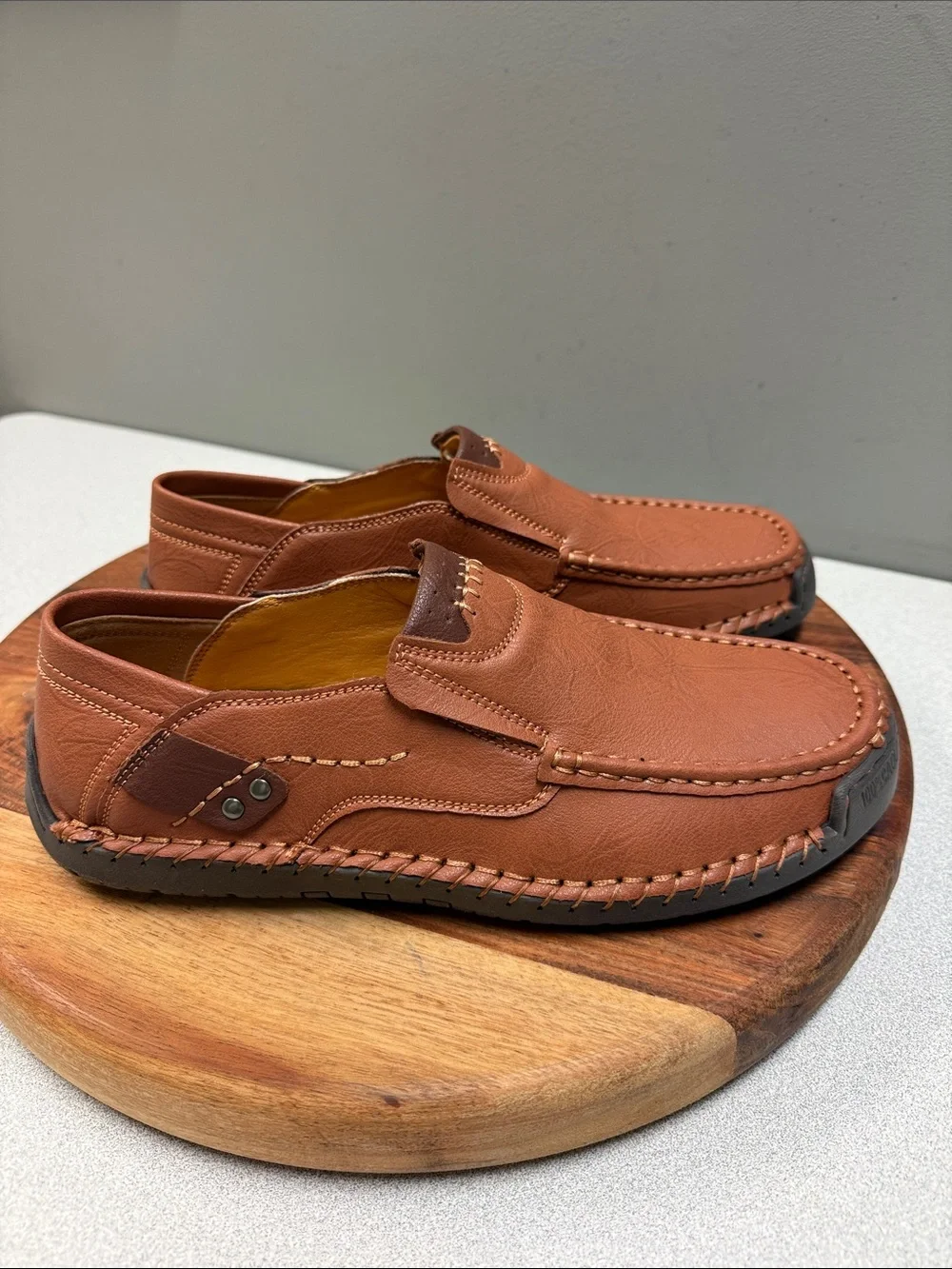 Greks‎ comfort driving loafers / casual slip-on shoes sz 43/EU US 9.5-10
