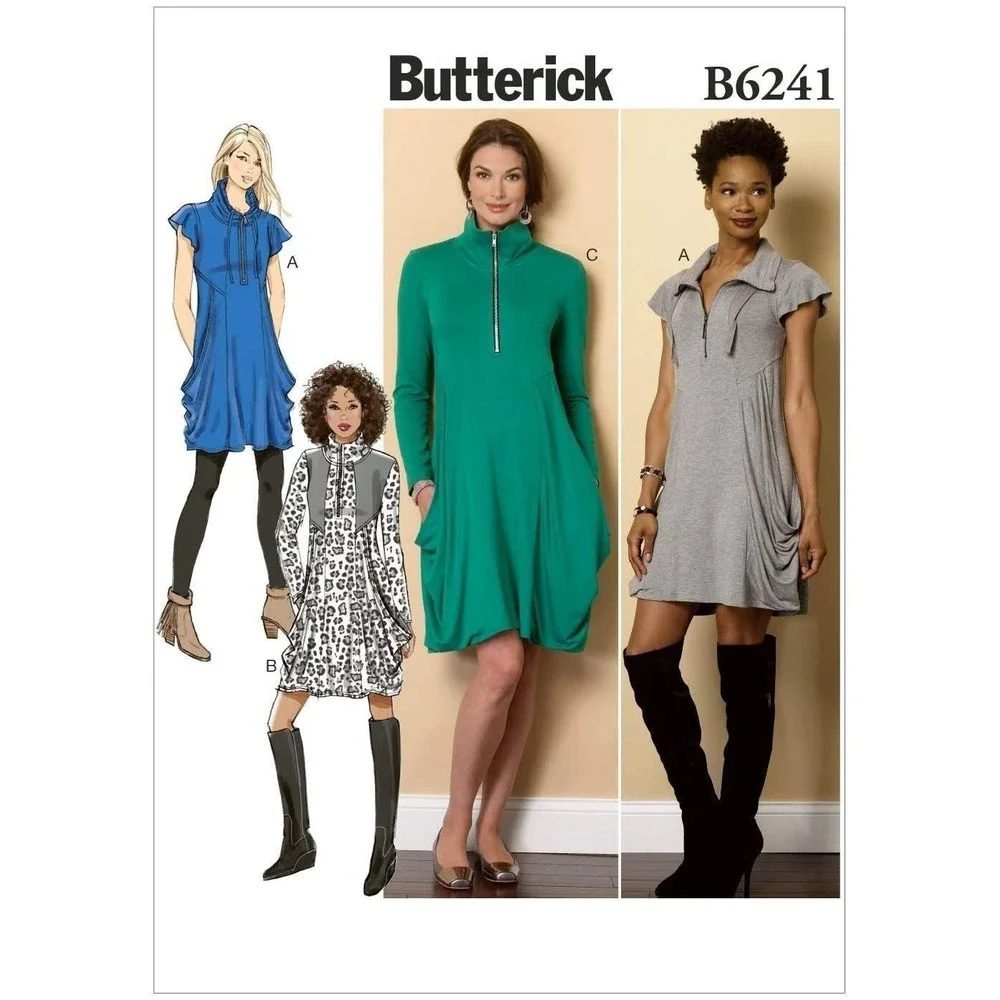 Butterick Sewing Pattern 6241‎ Misses Dress Size 6-14