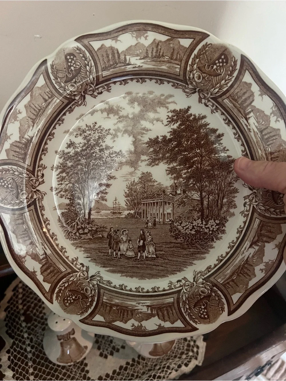 Vintage decorative dinner