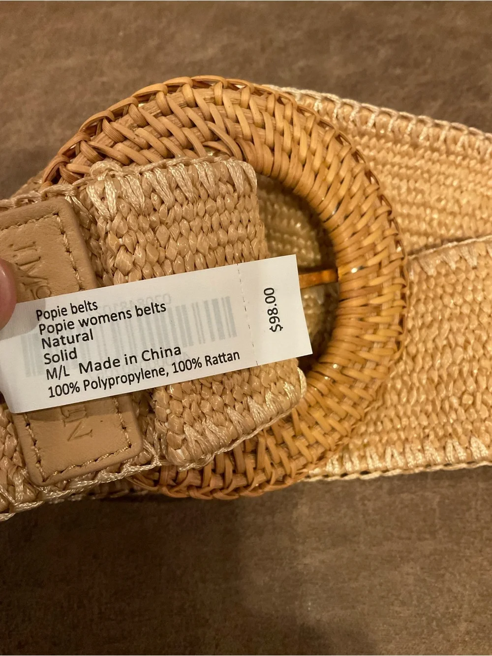 J Mclaughlin straw grasscloth