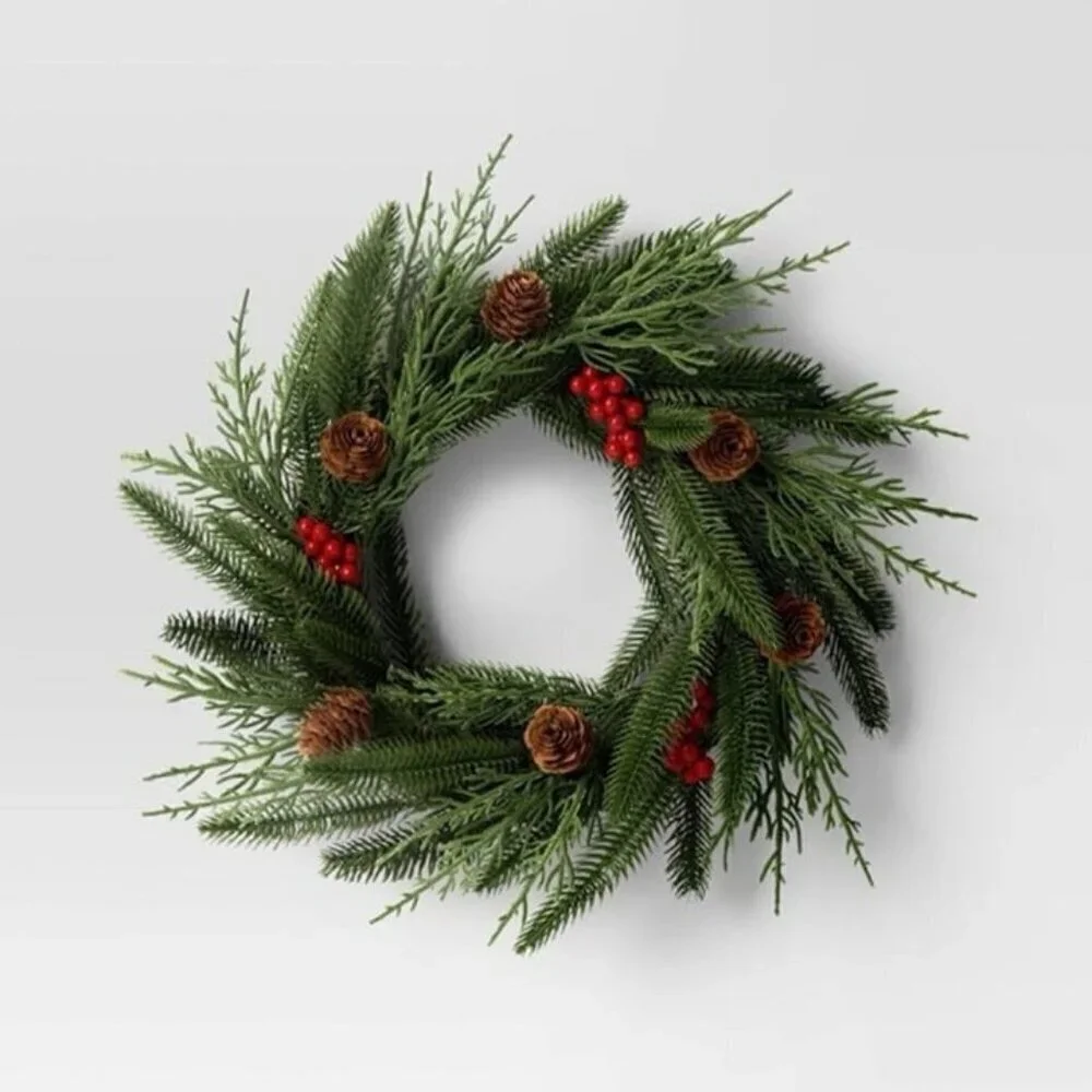 Christmas Holiday Mix Mini Wreath - Target Room Essentials 2024‎