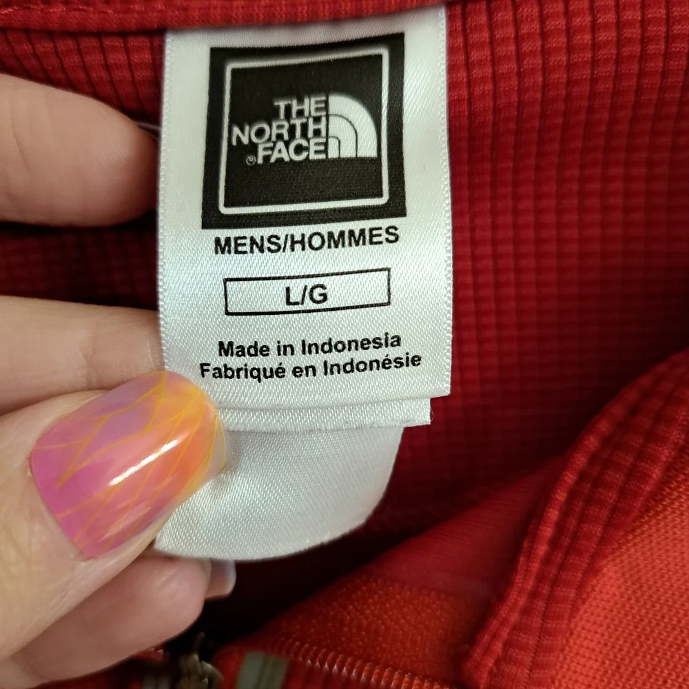 The North Face classic red