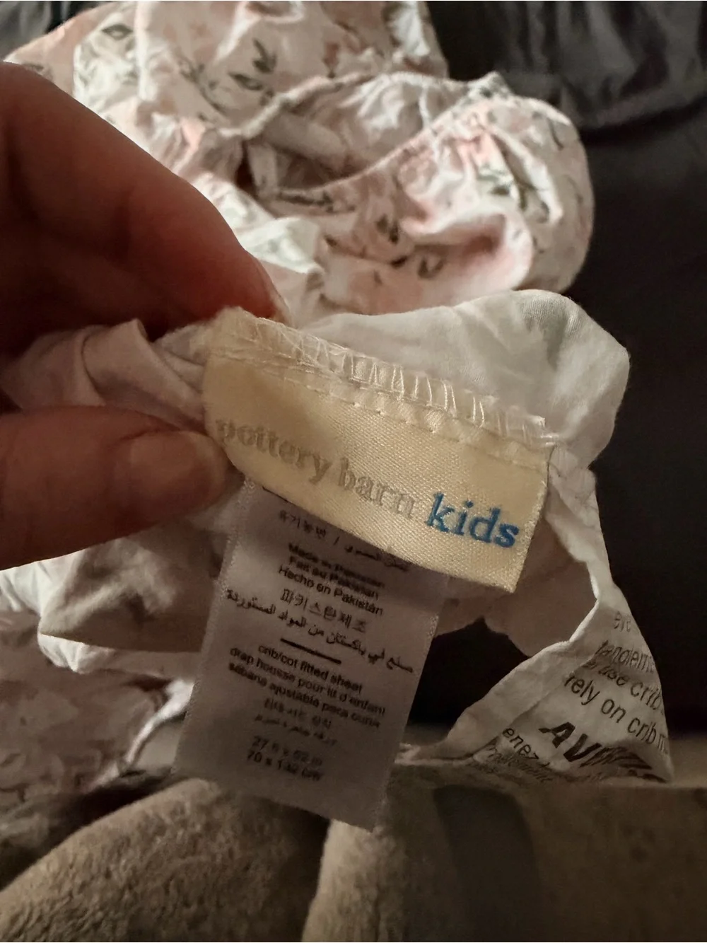 Pottery Barn Kids lightweight cotton