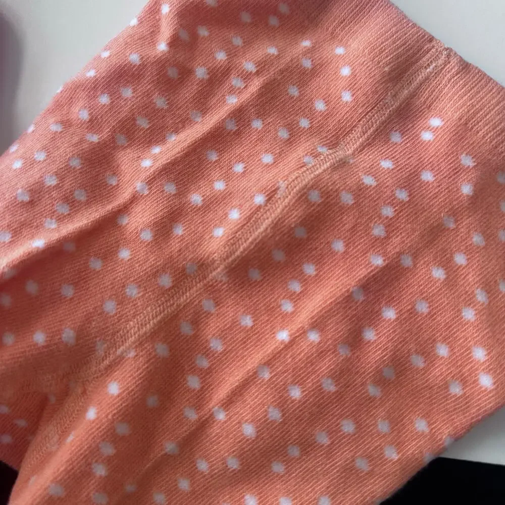 June & January orange polkadot