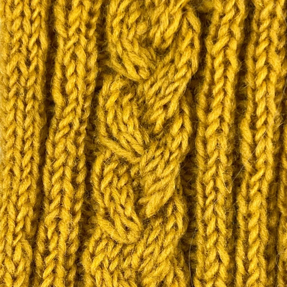 Handmade hand knit