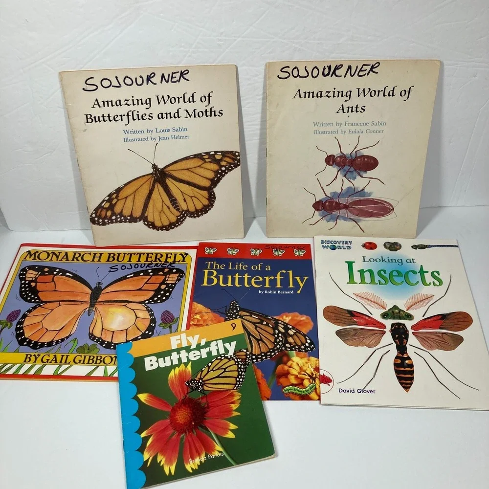 Lot Of 6 Insect‎ Paperback Single Copies Children Homeschool Tutoring Classroom