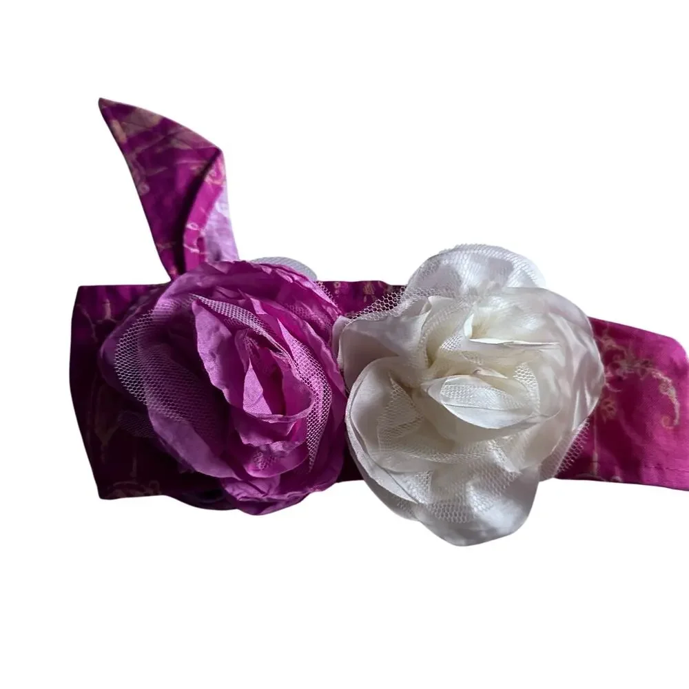 Giggle Moon Adjustable Floral Hair Tie Wrap - Youth