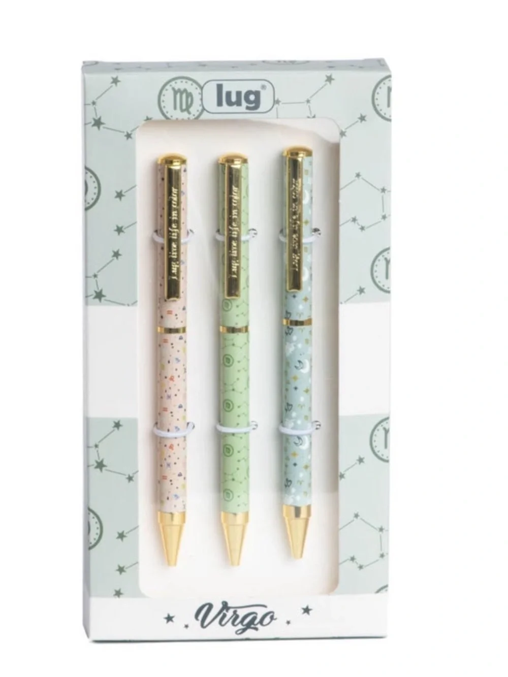 Lug Pens 3pk- Zodiac Virgo