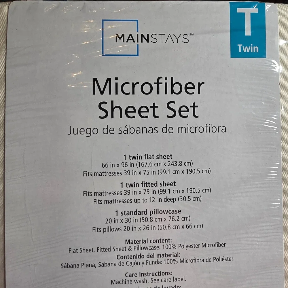 Mainstays microfiber sheet