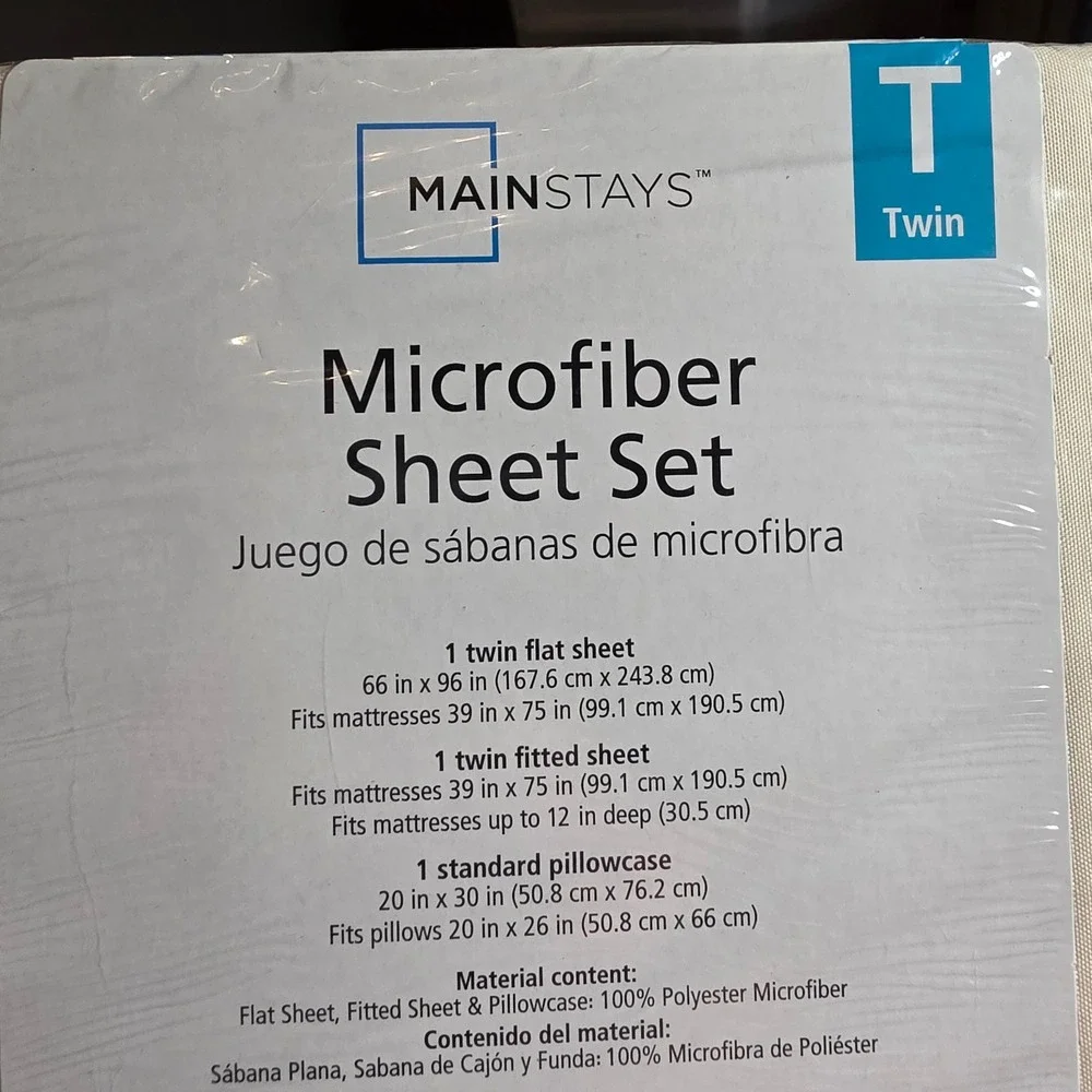 Mainstays microfiber sheet