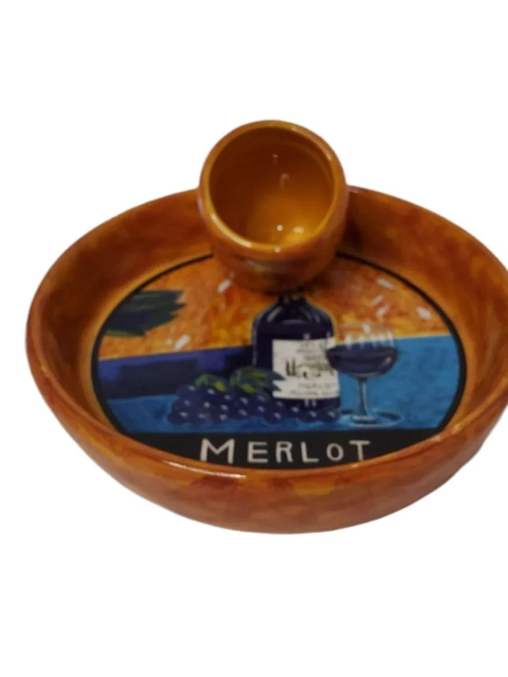 Vintage Sonoma Ambiance Collection Merlot Olive Oil Serving Tray 6