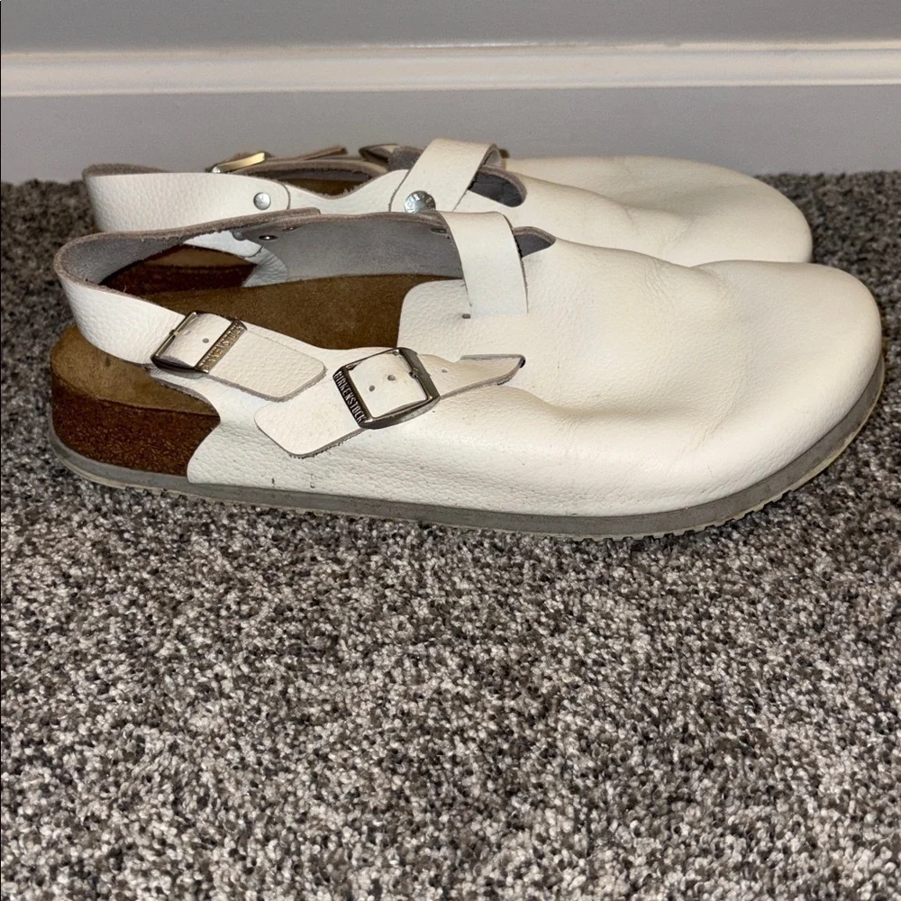 Birkenstock Tokio Super Grip Leather in White