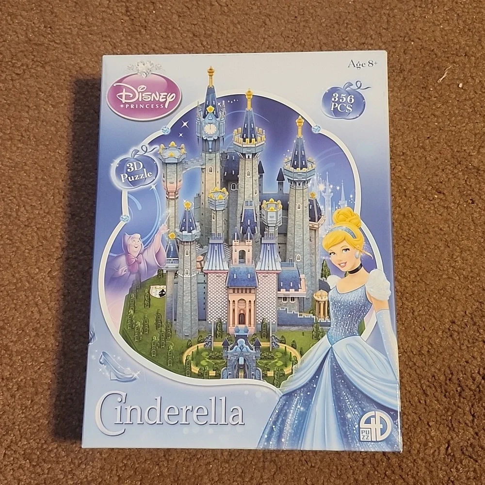 NIP Disney Princess Cinderella 3D Puzzle Castle Ages 8+ Activity Toy Girls