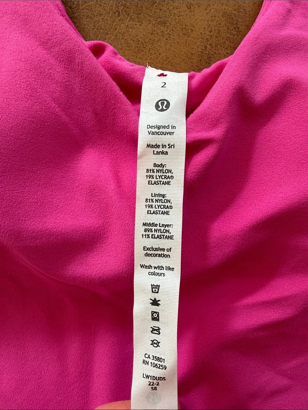 lululemon athletica new tags