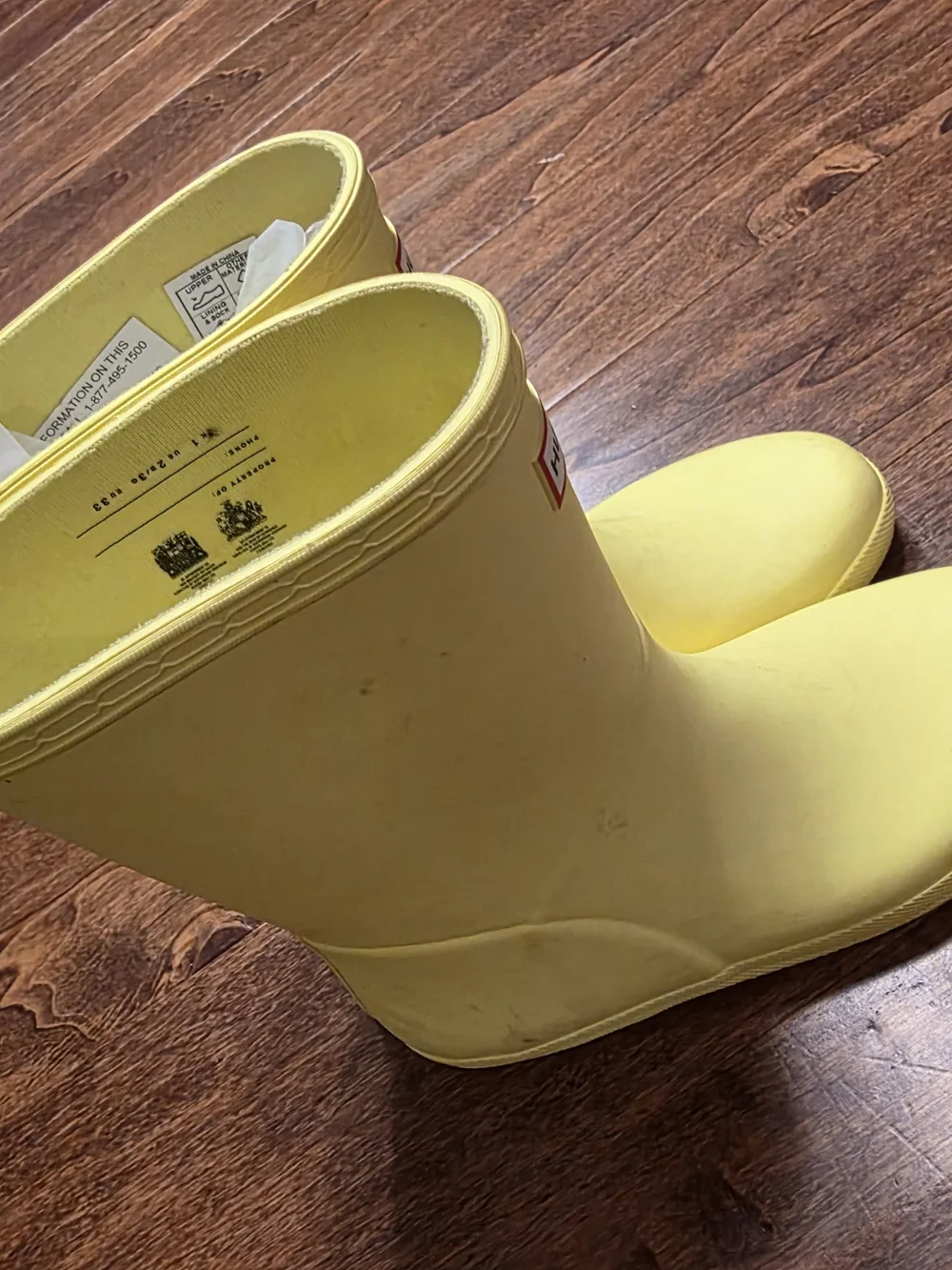 Hunter vibrant yellow
