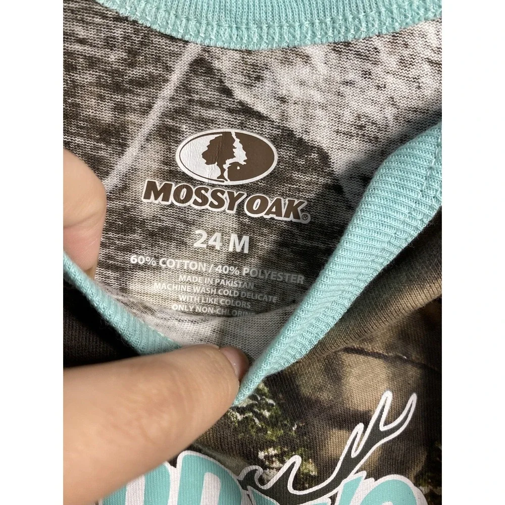 mossy oak‎ baby boys 3 pack bodysuits camo size 24 months