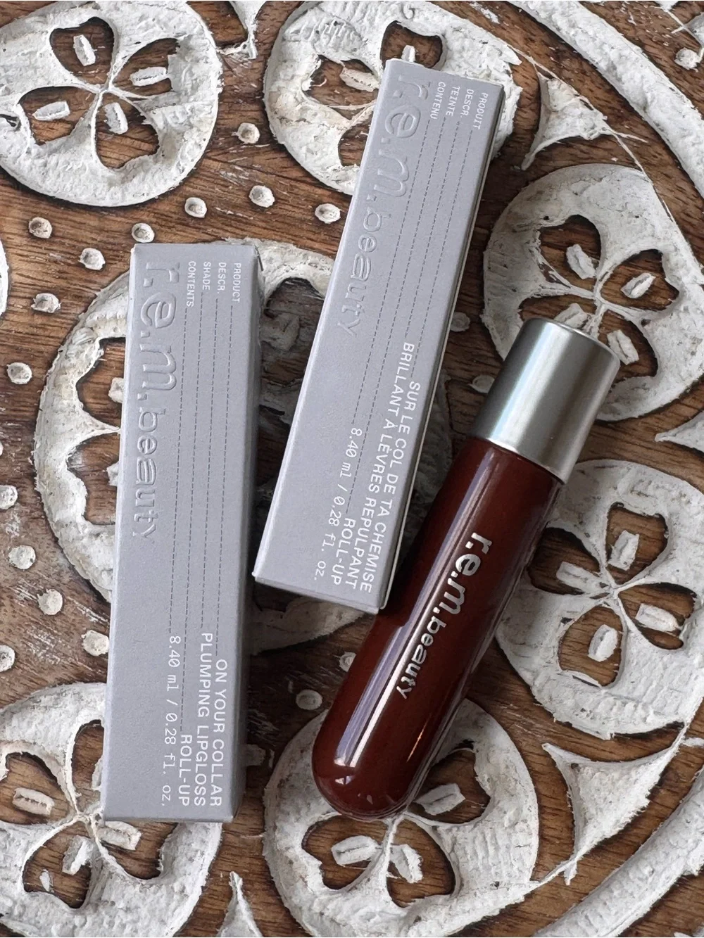 r.e.m. Beauty On Your Collar Plumping Lip Gloss 8.4ml NIB 2-Pack!