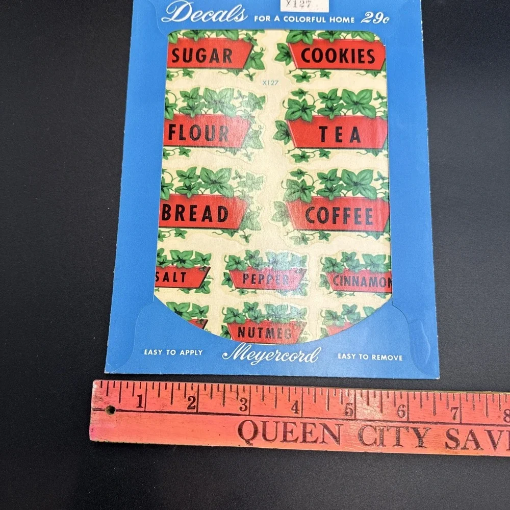 Meyercord Decals as shown decals