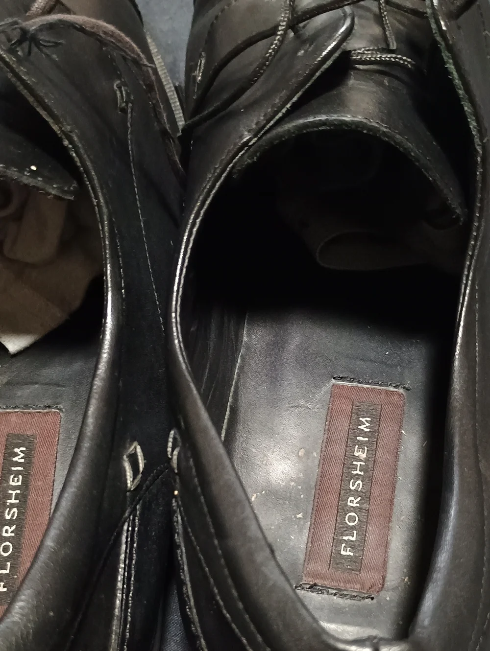 Florsheim polished leather