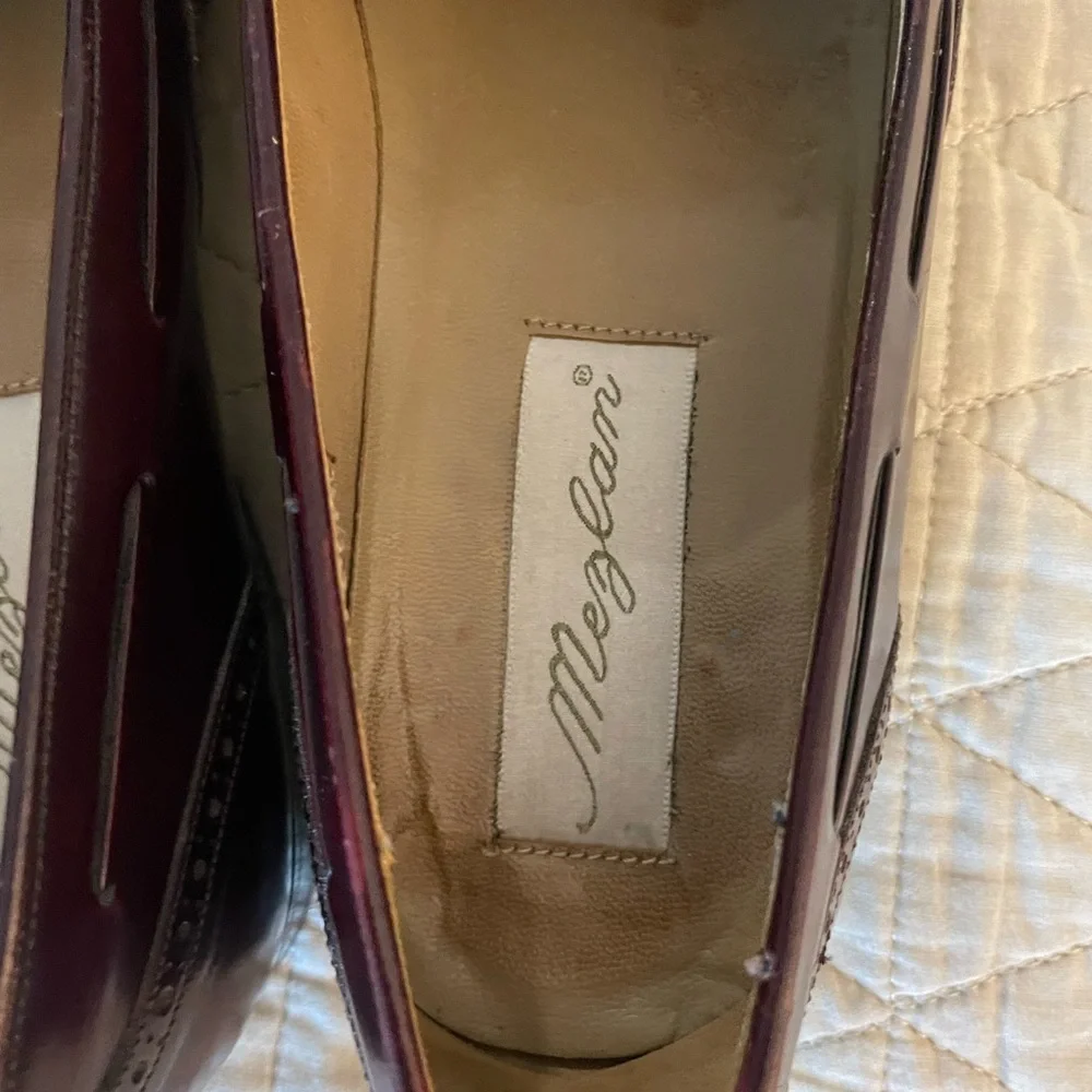 Mezlan‎ Made in Italy Antonio Cordovan Kiltie Tassel Loafers Size 10