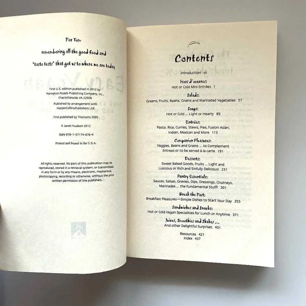 Janet Hudson cookbook each every
