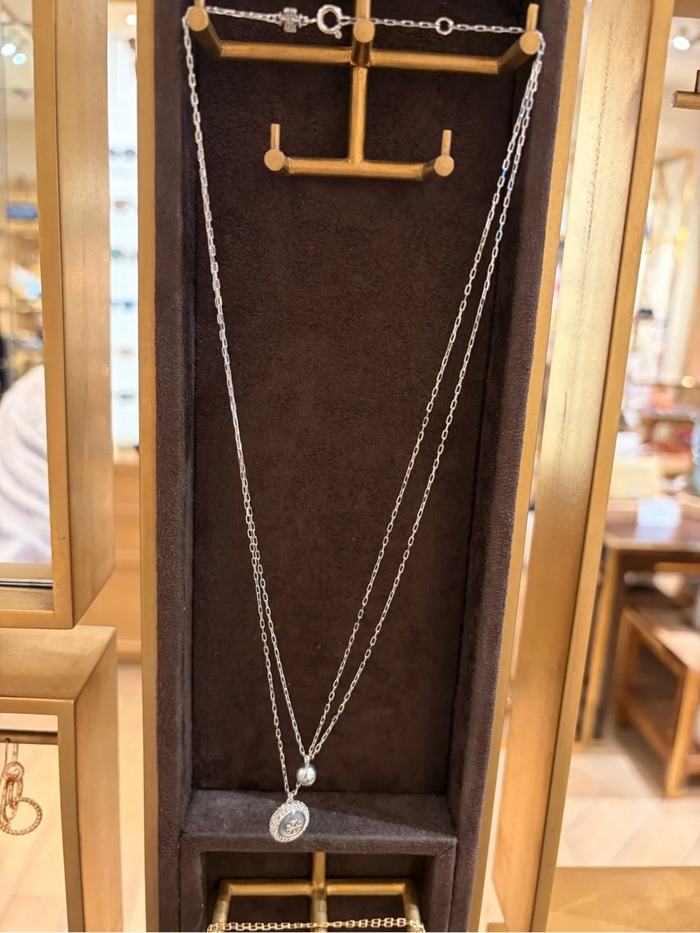 Tory Burch delicate silver