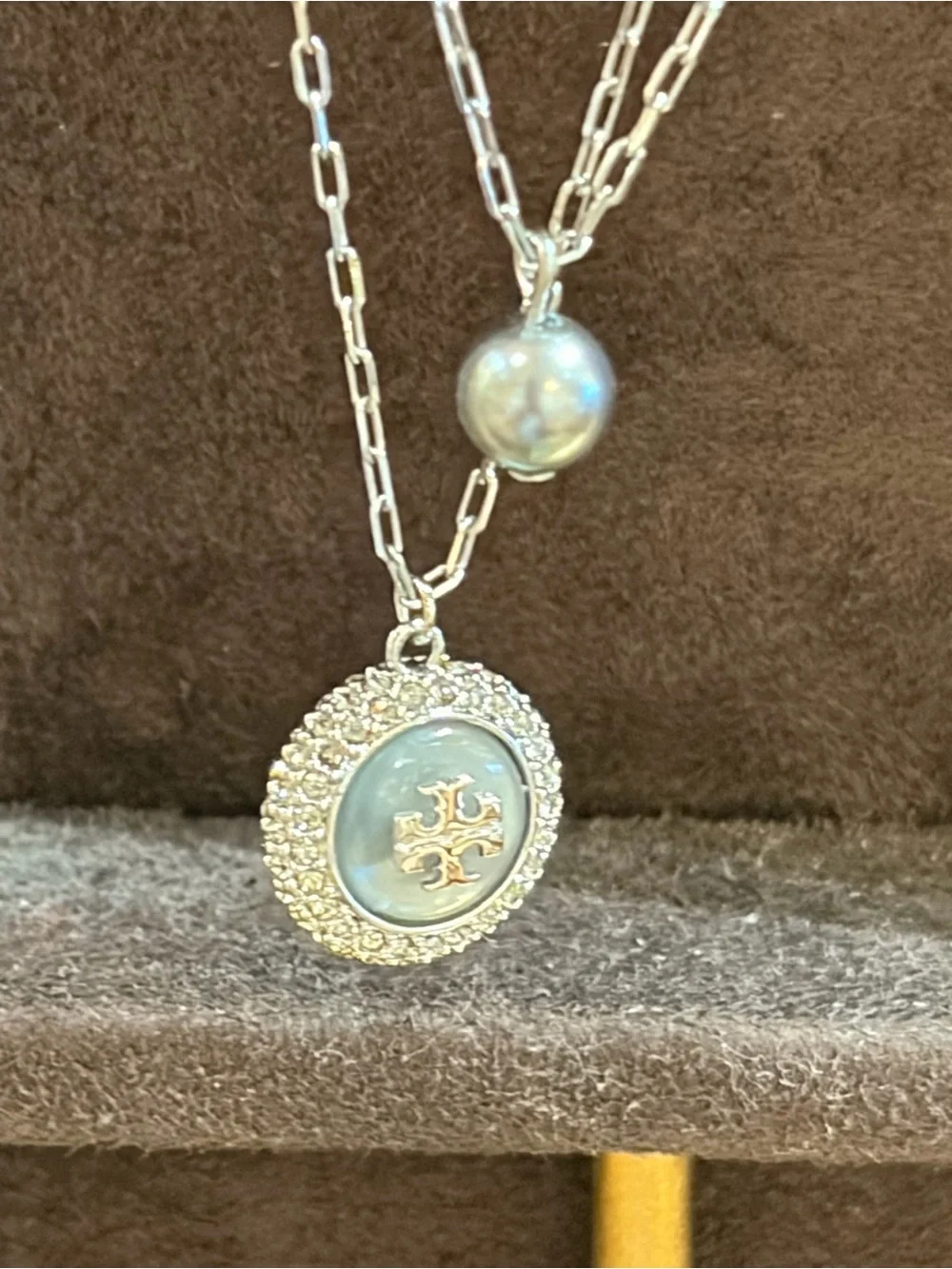Tory Burch delicate silver