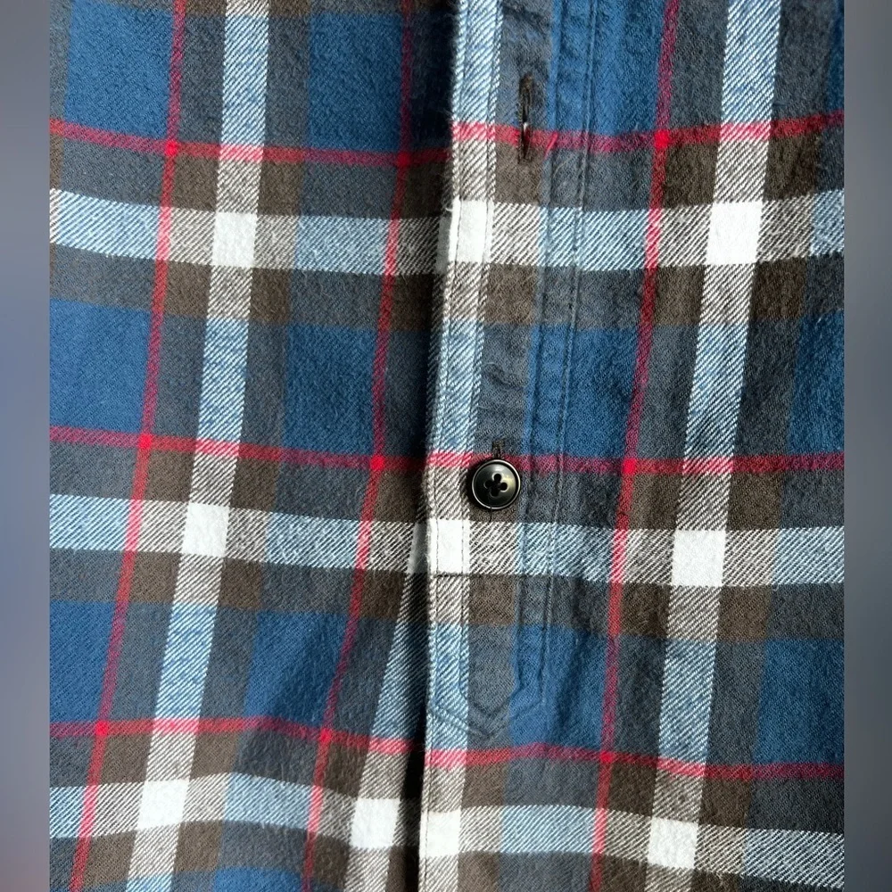J.Crew Flannel Shirt – Classic Plaid Circa 2010 Unisex Small