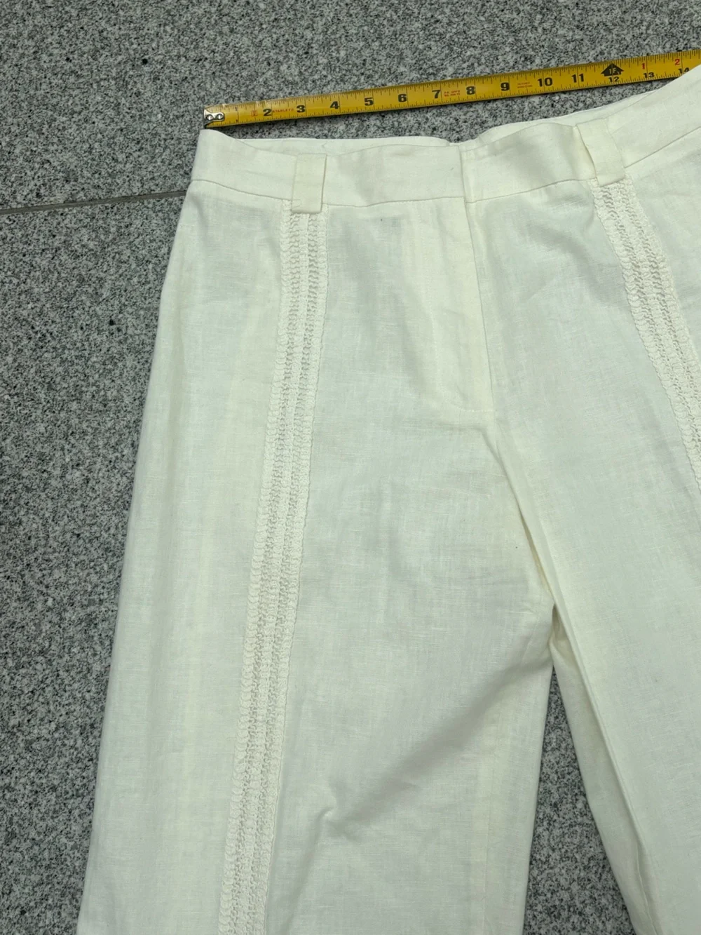 Zara cropped cream