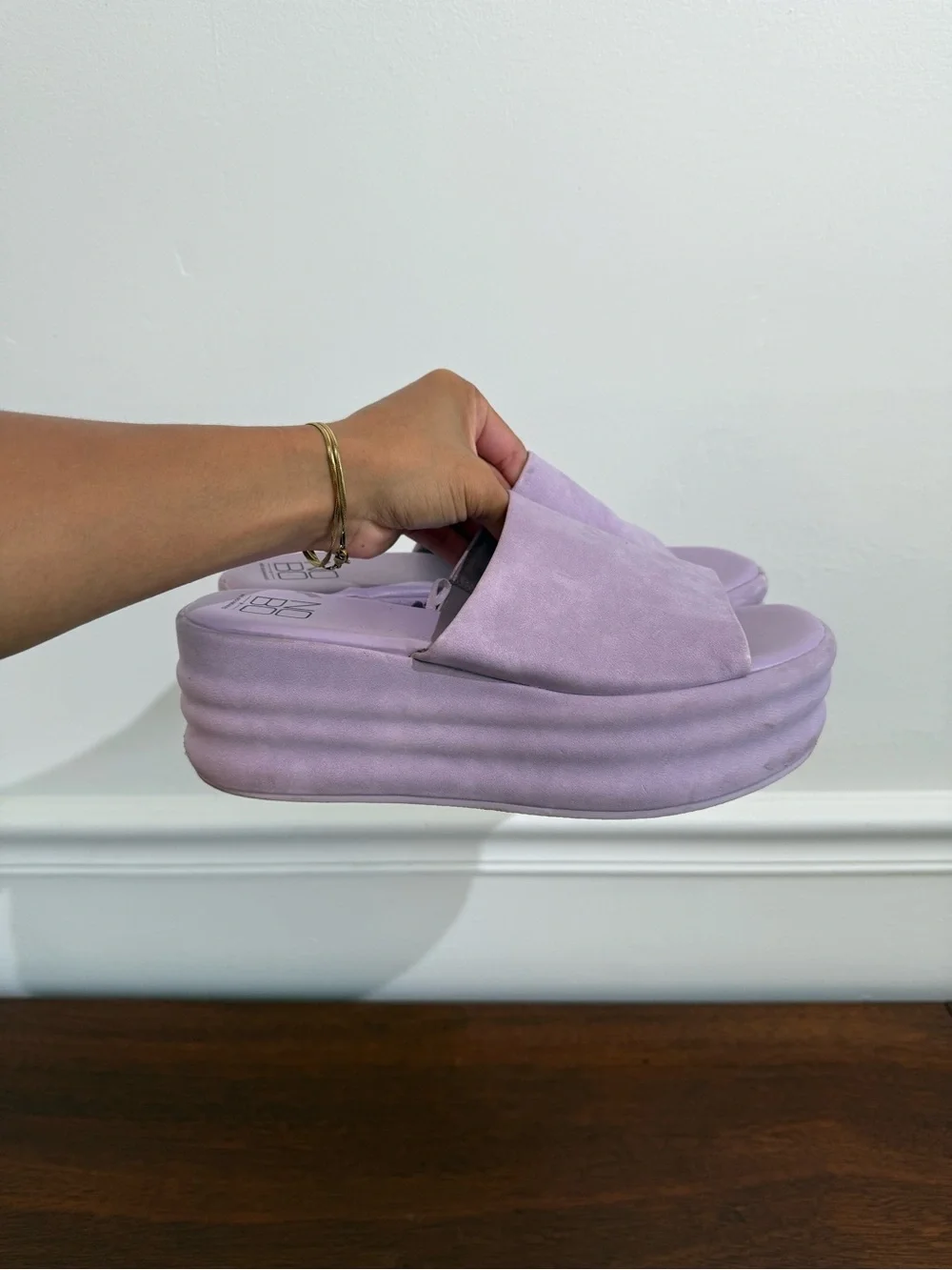 Lavender Platform Sandals - Women 7
