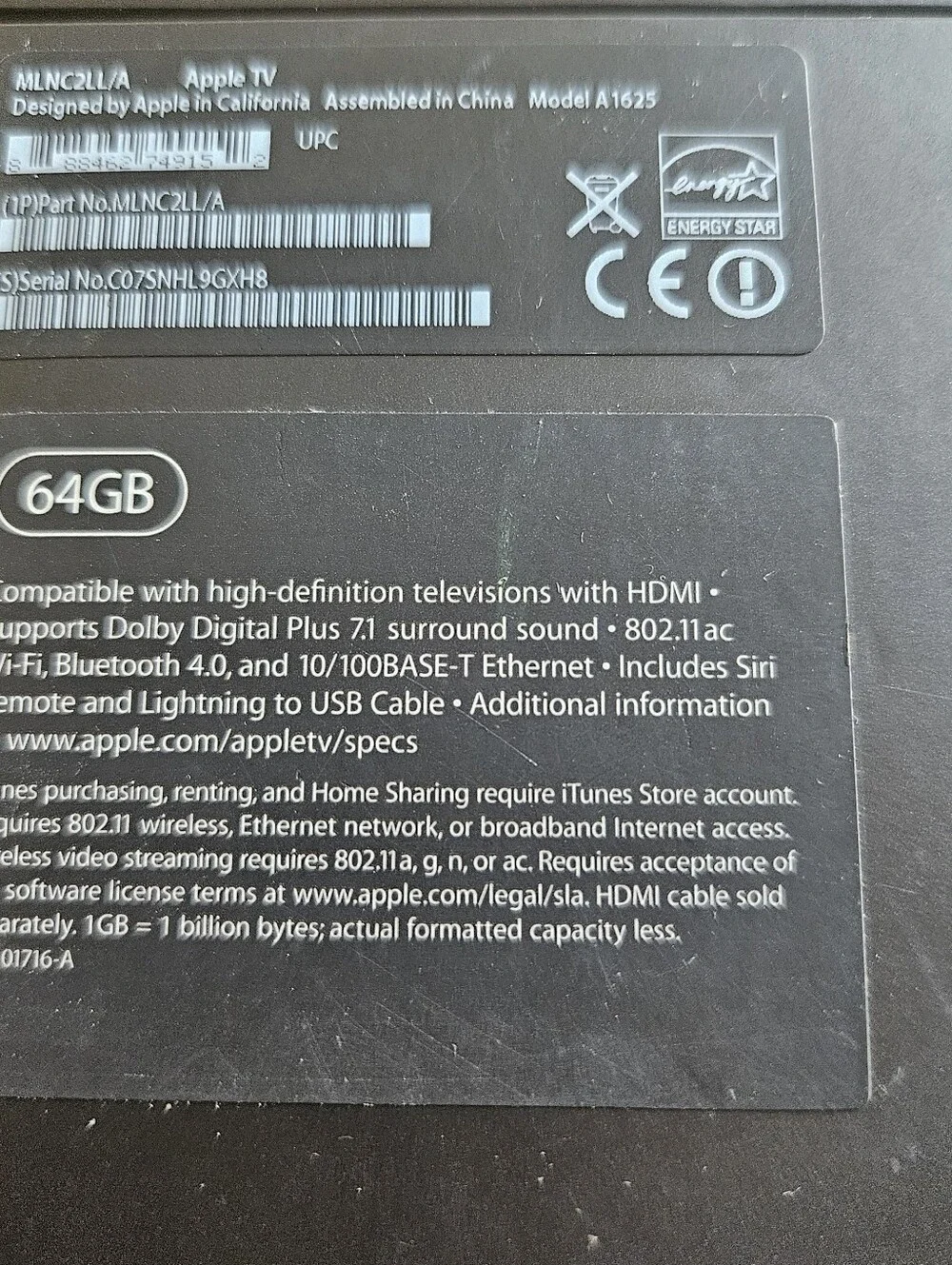 Apple tv unit