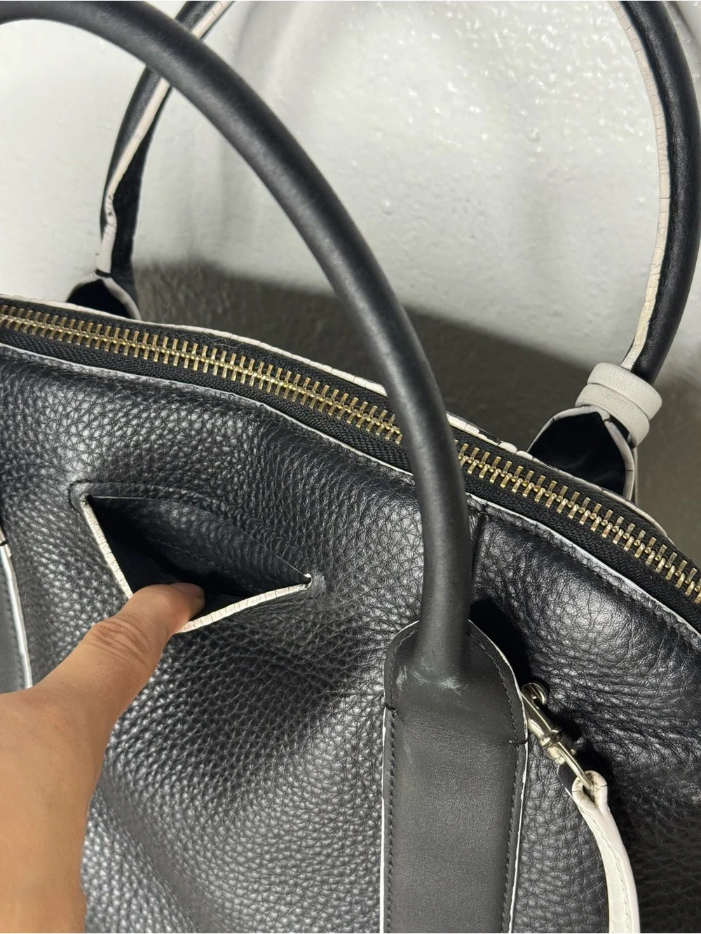 Coach sleek black
