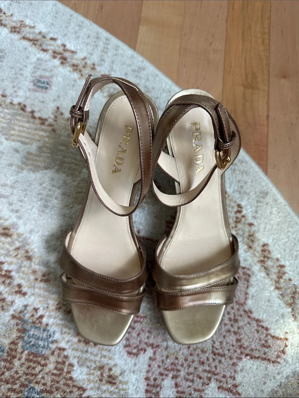 Prada wedge sandals