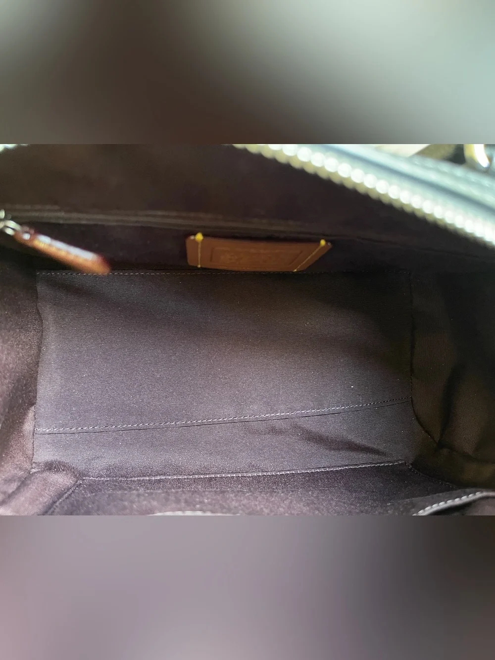 Coach structured satchel
