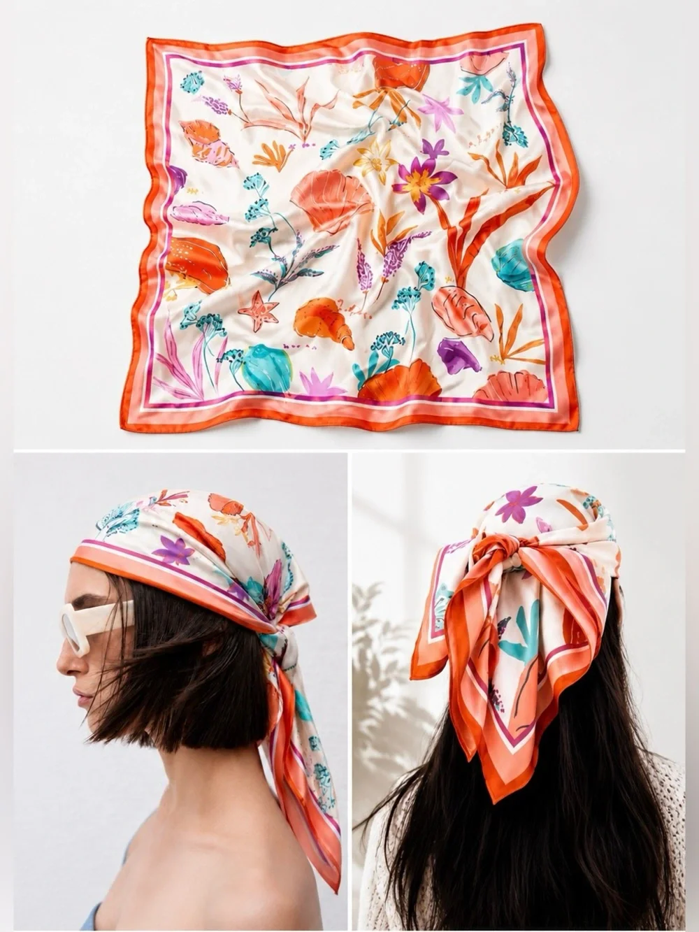 Zara printed satin