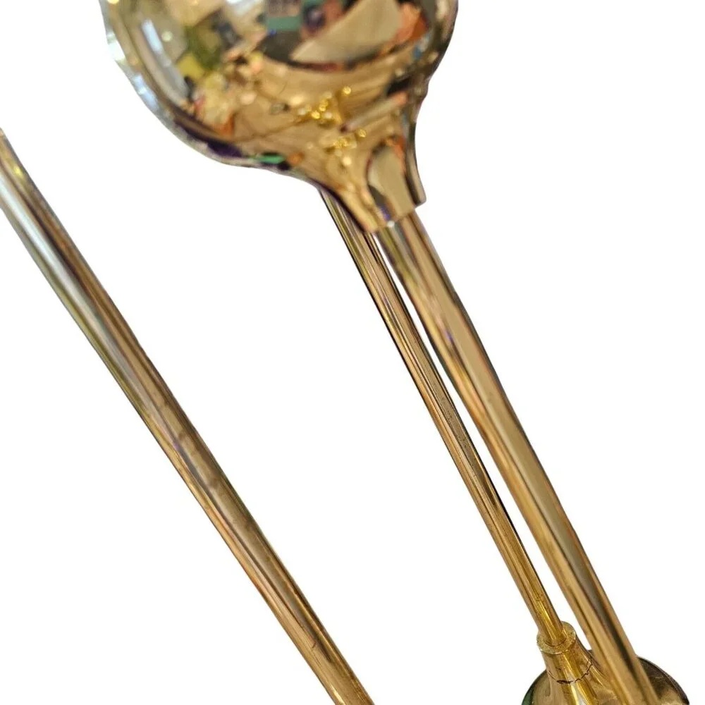 Vintage gold brass