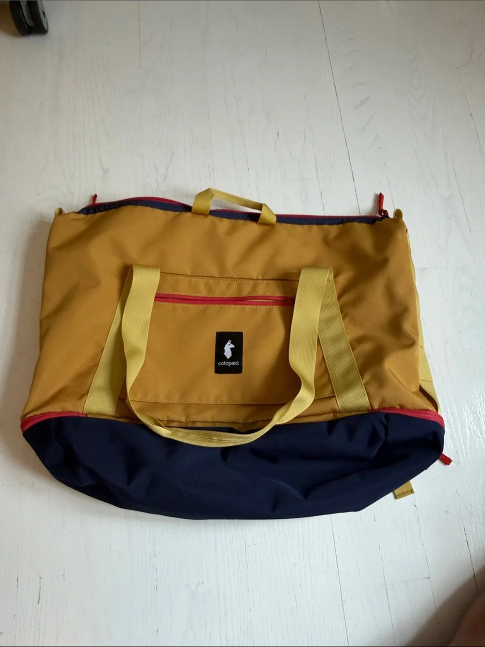 cotopaxi viaje weekend 35l Mustard Yellow and Navy Convertible Tote