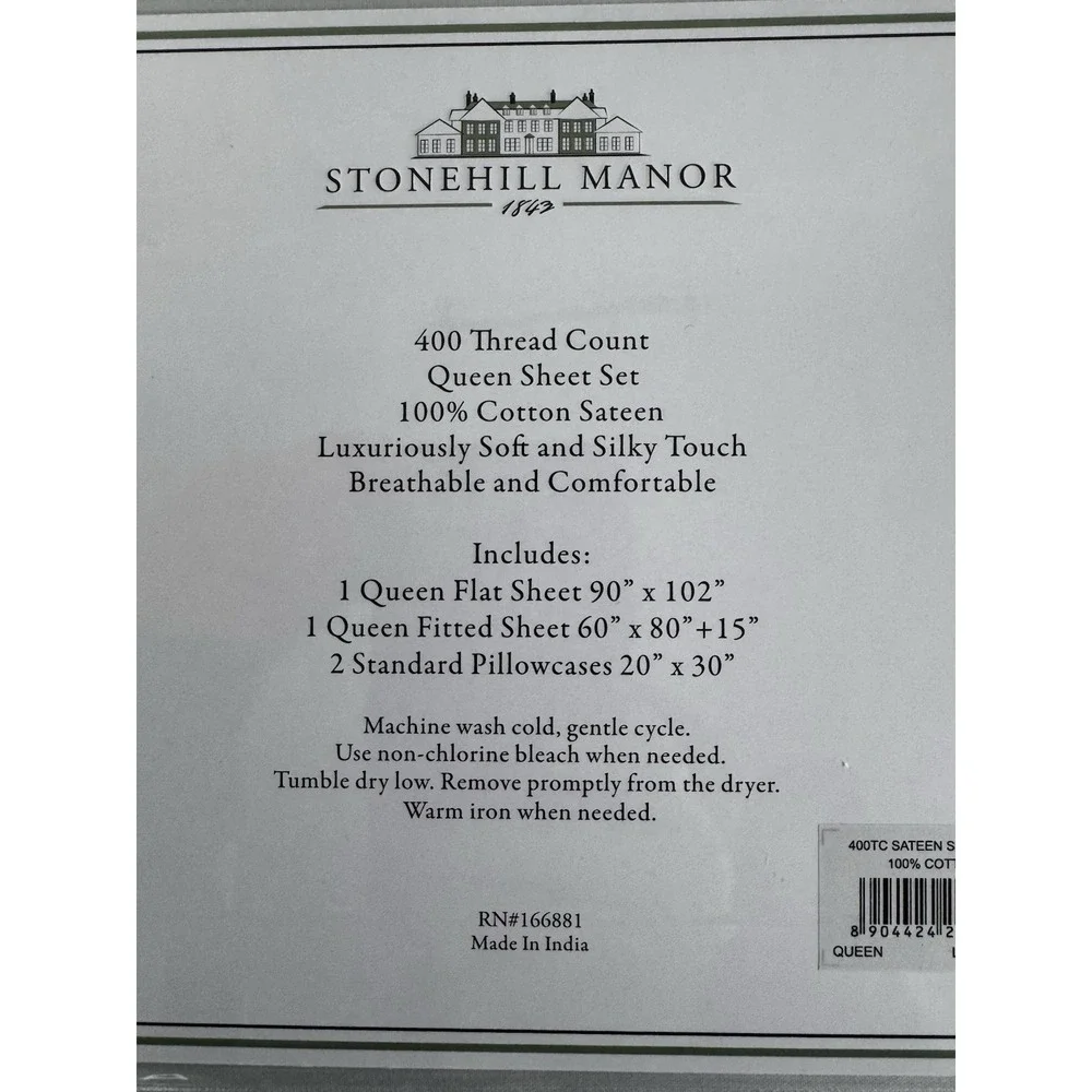 Stonehill Manor new manufacture