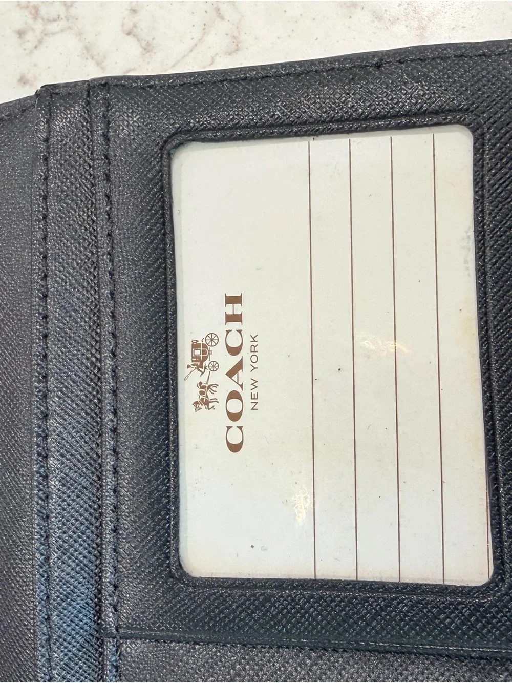 Coach genuine leather