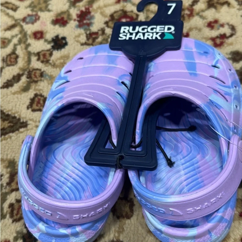 2 Kids'  slippers- Bluey and Rugged Shark