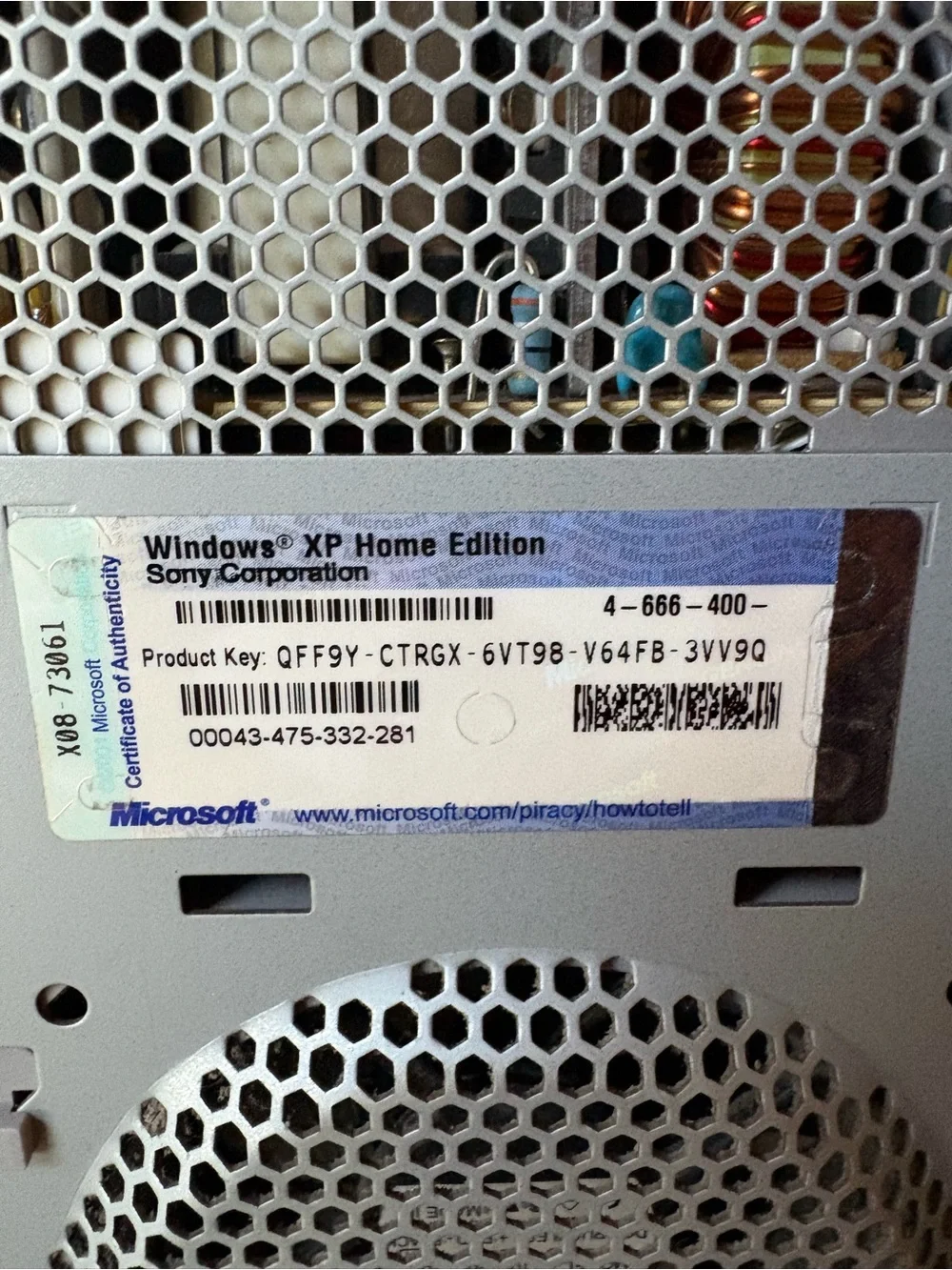 Sony vaio pcv