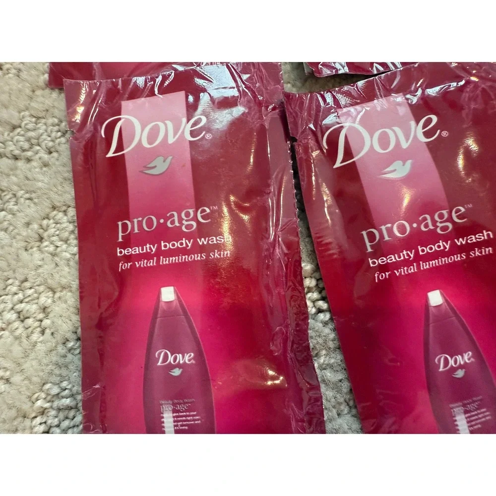 10 Dove‎ Pro Age Beauty Body wash SAMPLES .3 each