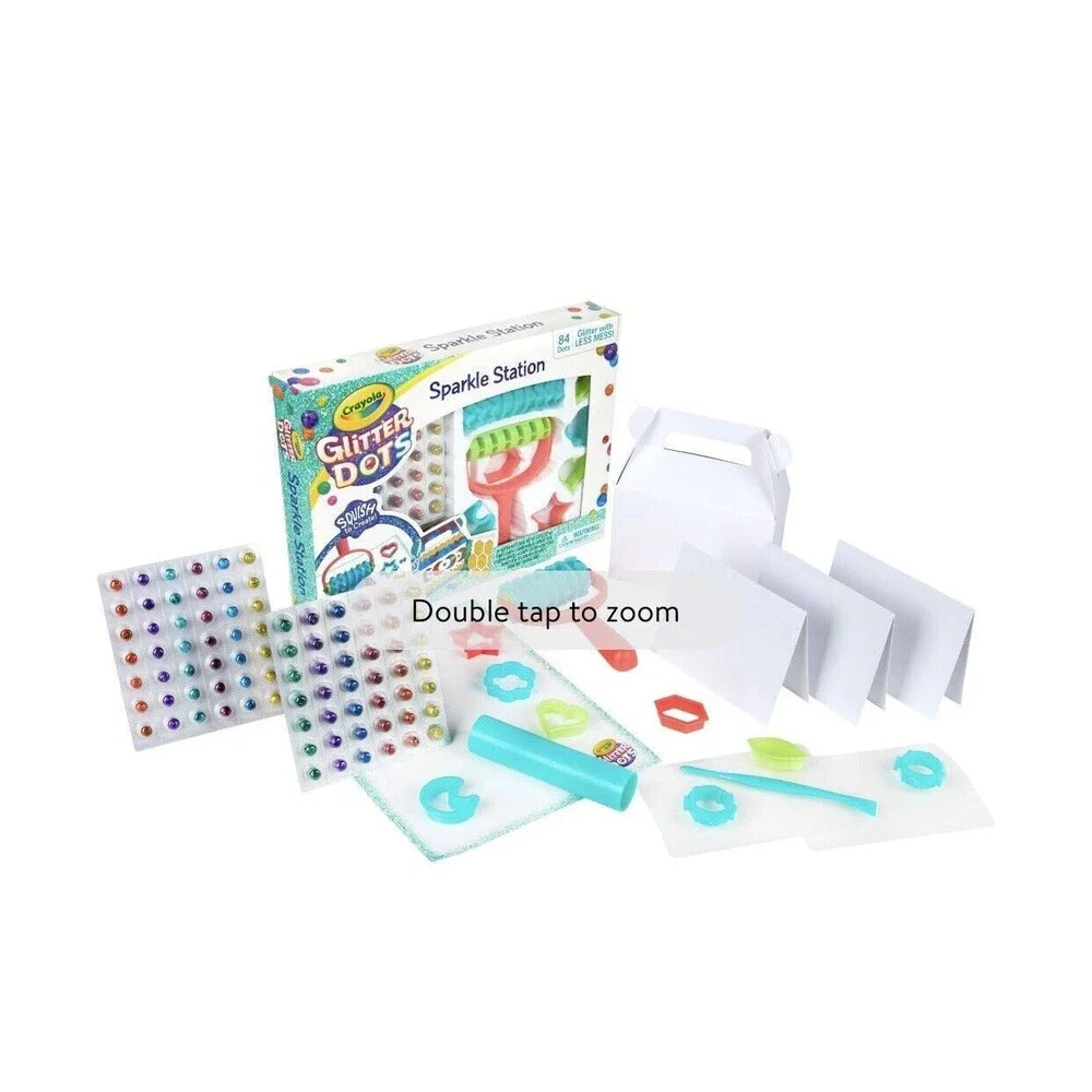 Crayola‎ Glitter Dots Sparkle Station Craft Kit-84 Dots-Age 6+/ NIB