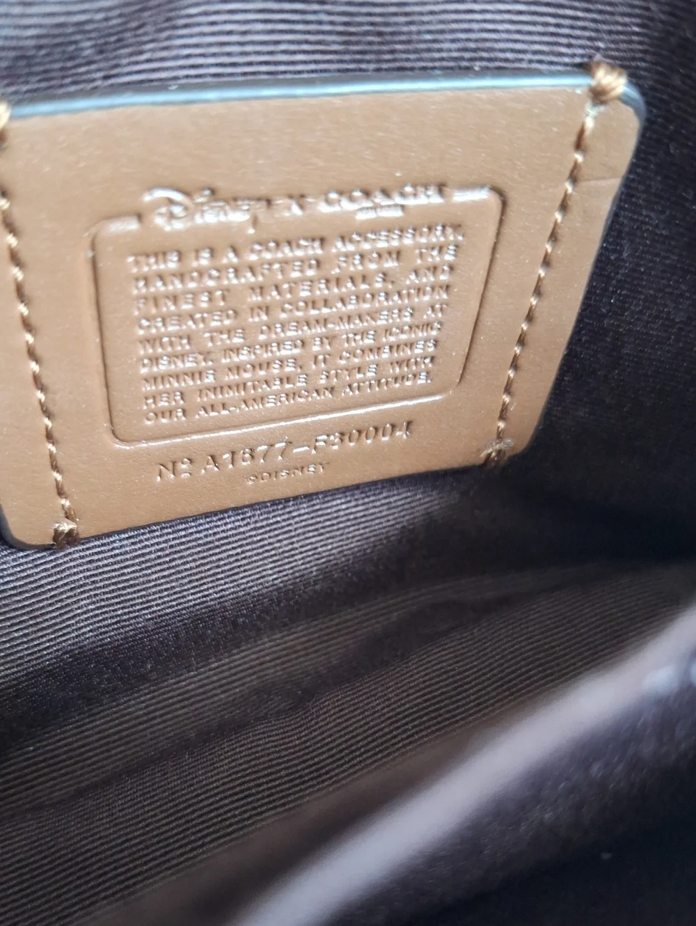 Coach leather wristlet